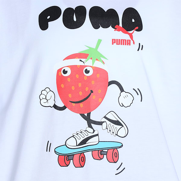 Food Graphic Women's Relaxed Fit T-Shirt, PUMA White, extralarge-IND