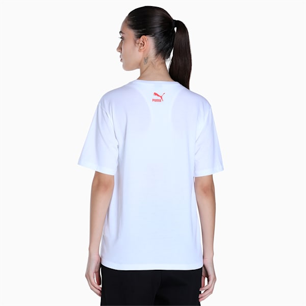 Food Graphic Women's Relaxed Fit T-Shirt, PUMA White, extralarge-IND