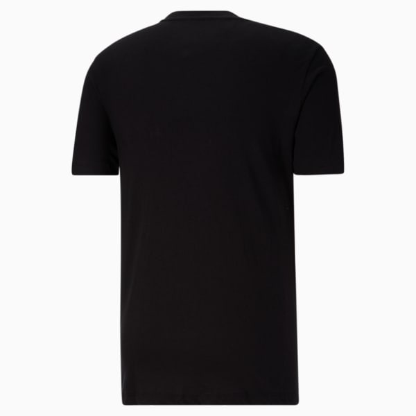 Heritage Men's Logo Tee, Puma Black, extralarge