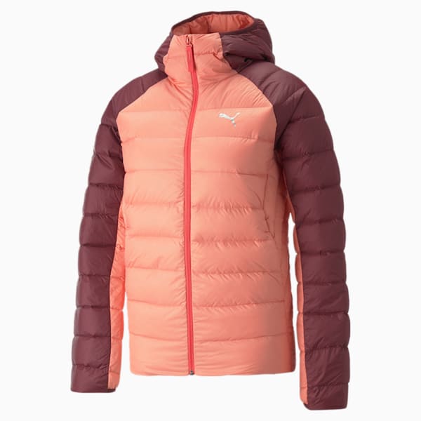 PWRWarm packLITE 600 Down Women's Slim Fit Jacket, Carnation Pink, extralarge-IND