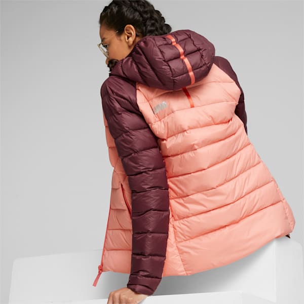 PWRWarm packLITE 600 Down Women's Slim Fit Jacket, Carnation Pink, extralarge-IND