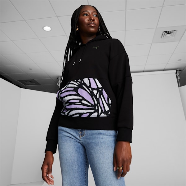 Power Monarch Women's Hoodie, PUMA Black, extralarge