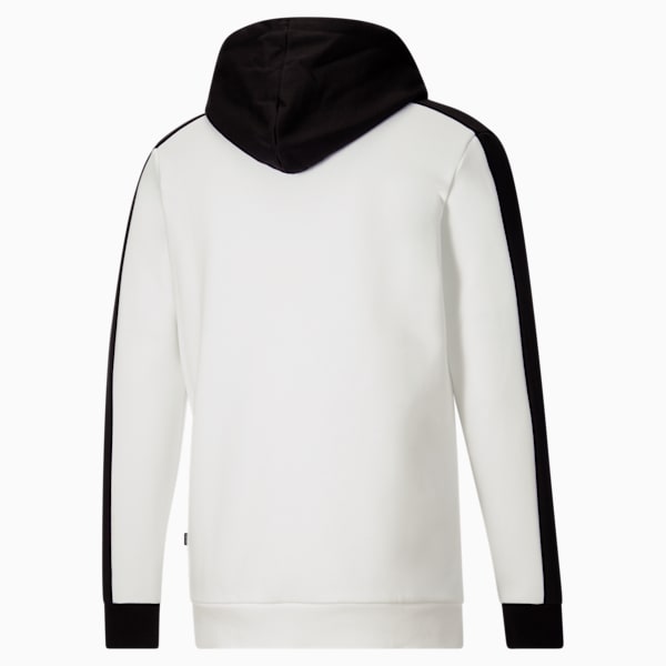 ESS Block Tape Men's Hoodie, PUMA Black-Puma White, extralarge