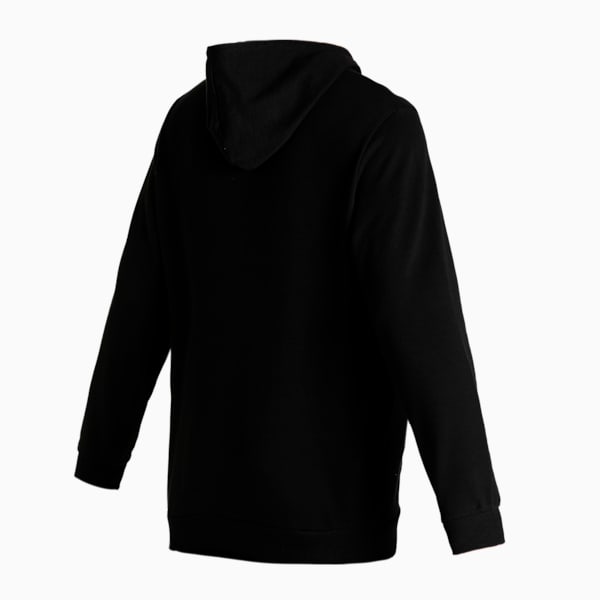 Graphic Men's Hoodie, Puma Black, extralarge-IND
