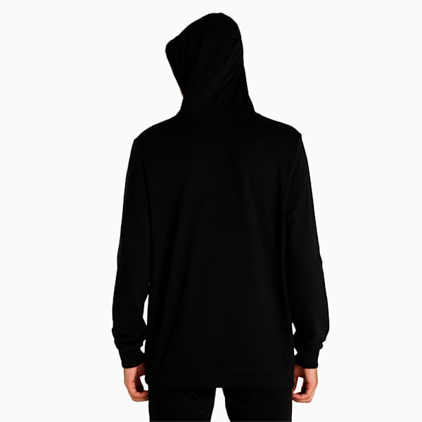 Graphic Men's Hoodie, Puma Black, extralarge-IND