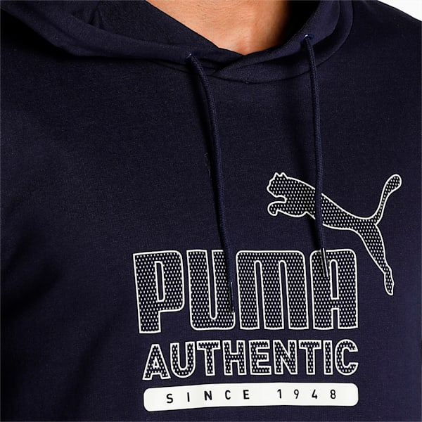 Cat Graphic Men's Hoodie, Peacoat, extralarge-IND