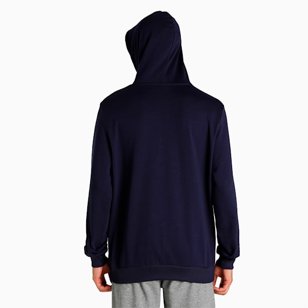 Cat Graphic Men's Hoodie, Peacoat, extralarge-IND