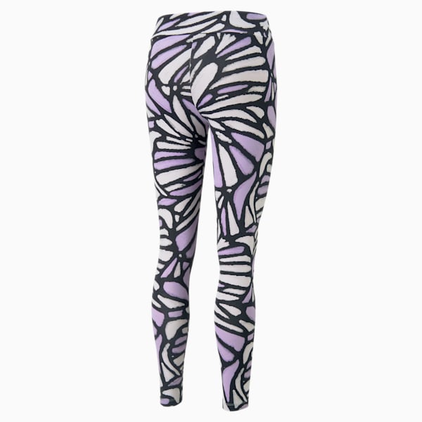 ESS+ Monarch Printed Women's Leggings, PUMA Black, extralarge