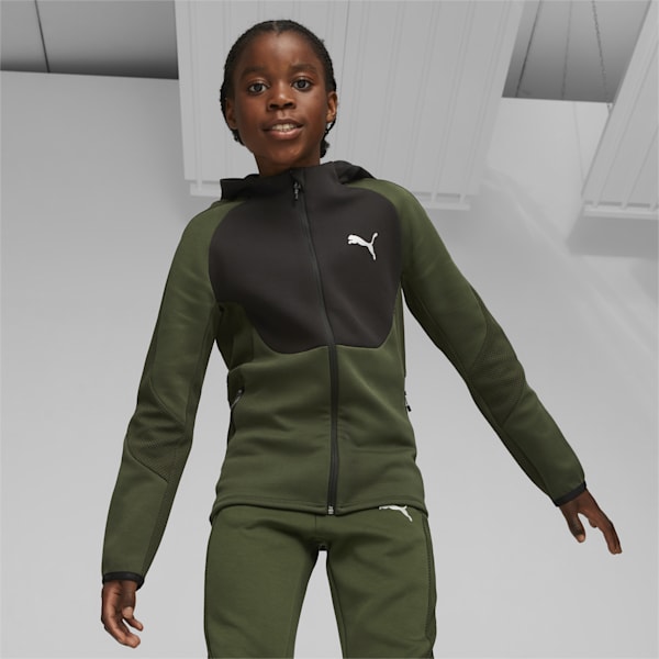 Evostripe Youth Full-zip Hoodie, Myrtle, extralarge-GBR