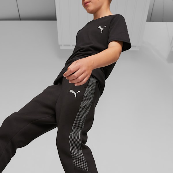 Pantalones deportivos EVOSTRIPE para jóvenes, PUMA Black, extralarge