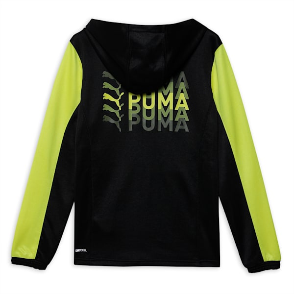 PUMA FIT Full-Zip Youth Jacket, PUMA Black, extralarge-IND