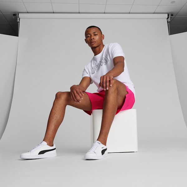 Shorts para hombre Essentials Embroidery, Glowing Pink, extralarge