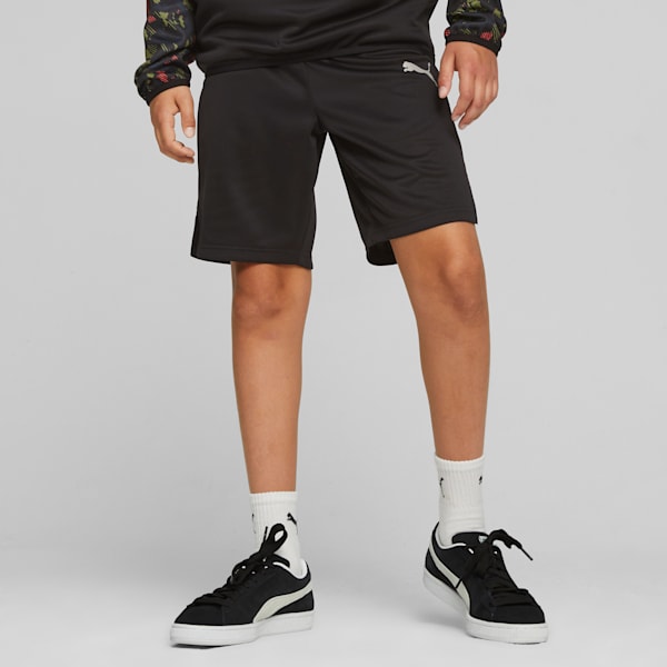Shorts Active Sports para jóvenes, PUMA Black, extralarge