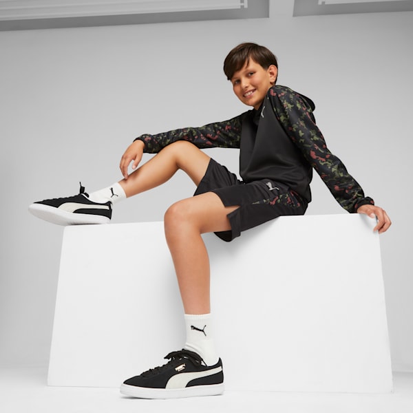 Active Sports Poly Big Kids' Shorts, PUMA Black, extralarge