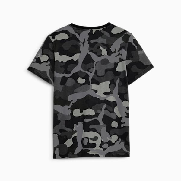Camiseta Essentials+ CAMO para jóvenes, PUMA Black, extralarge