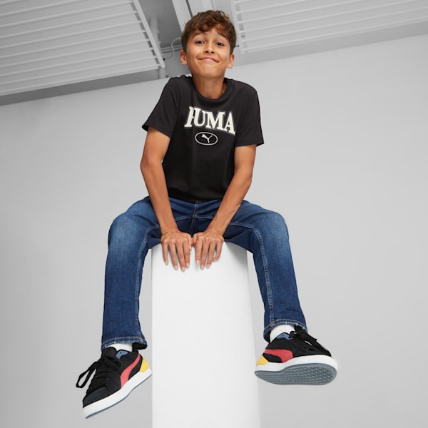 SQUAD Big Kids' Tee, PUMA Black, extralarge