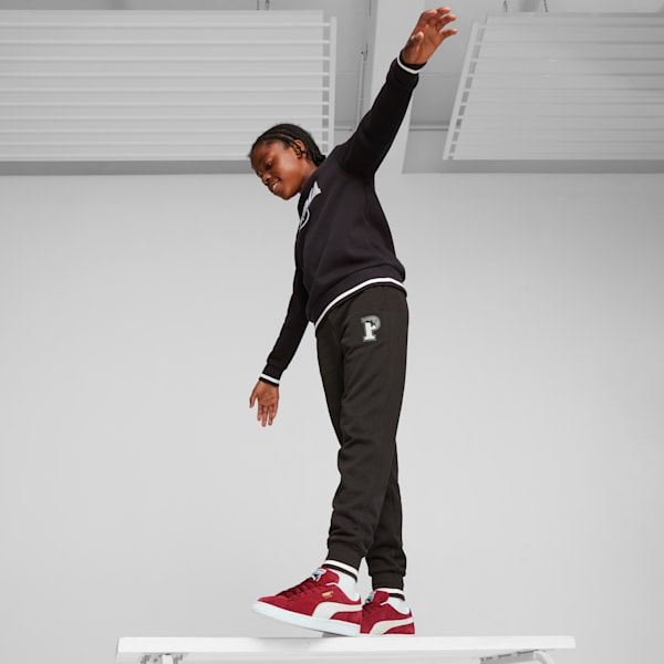 PUMA SQUAD Youth Fleece Sweatpants, PUMA Black, extralarge-GBR
