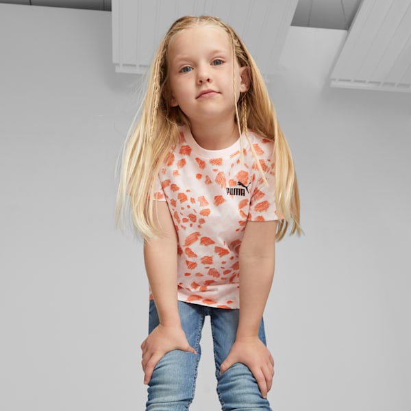 Essentials Mix Match Kid's T-shirt, Frosty Pink, extralarge-IND