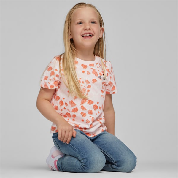 Camiseta Essentials Mix Match para niños, Frosty Pink, extralarge