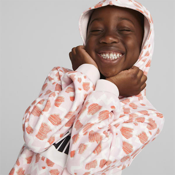 Mix Match Kid's Hoodie, Frosty Pink, extralarge-AUS