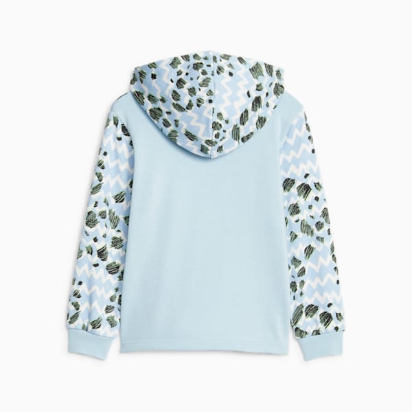 Mix Match Kid's Hoodie, Silver Sky, extralarge-IND