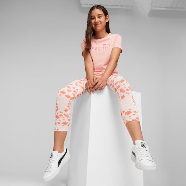 Essentials Mix Match Kid's Leggings, Frosty Pink, extralarge-IND