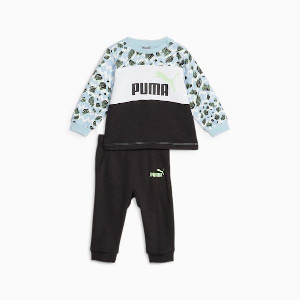 Traje con pant jogger Essential Mix Match para niños, PUMA Black, extralarge
