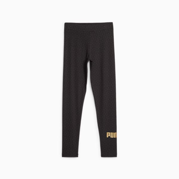 ESS+ Logo Love Youth Printed Leggings, PUMA Black, extralarge-GBR