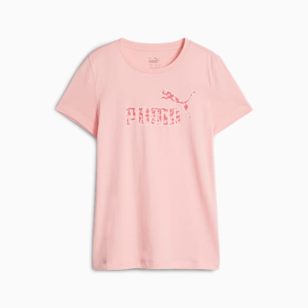 Camiseta Essentials+ Animal para niños grandes, Peach Smoothie, extragrande