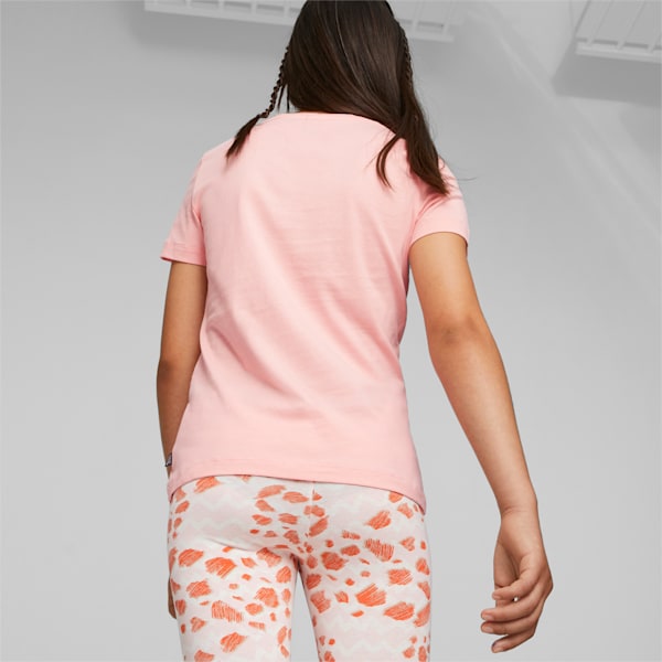 Camiseta Essentials+ Animal para niños grandes, Peach Smoothie, extragrande