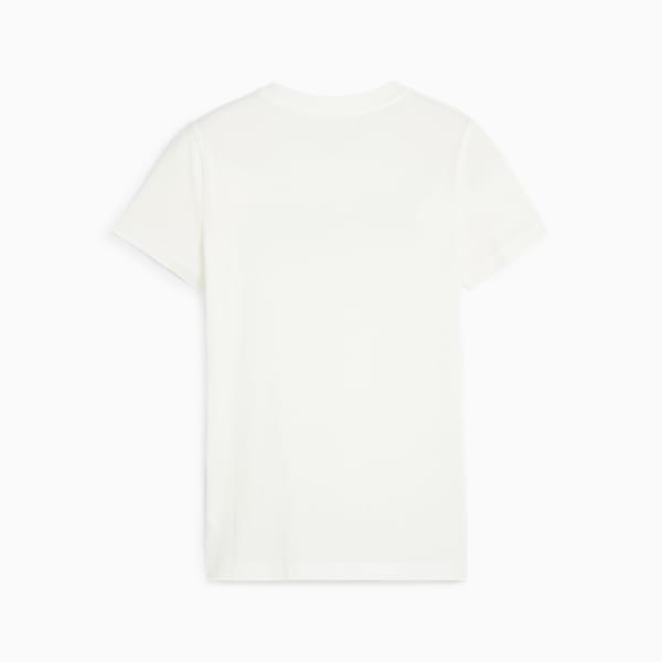 PUMA SQUAD Girls' Graphic Tee, Warm White, extralarge