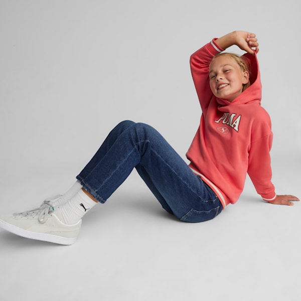 PUMA SQUAD Youth Hoodie, Electric Blush, extralarge-GBR