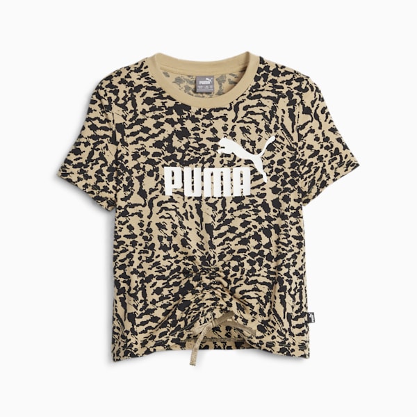 ANIMAL Printed Knotted Youth T-shirt, Sand Dune, extralarge-IND