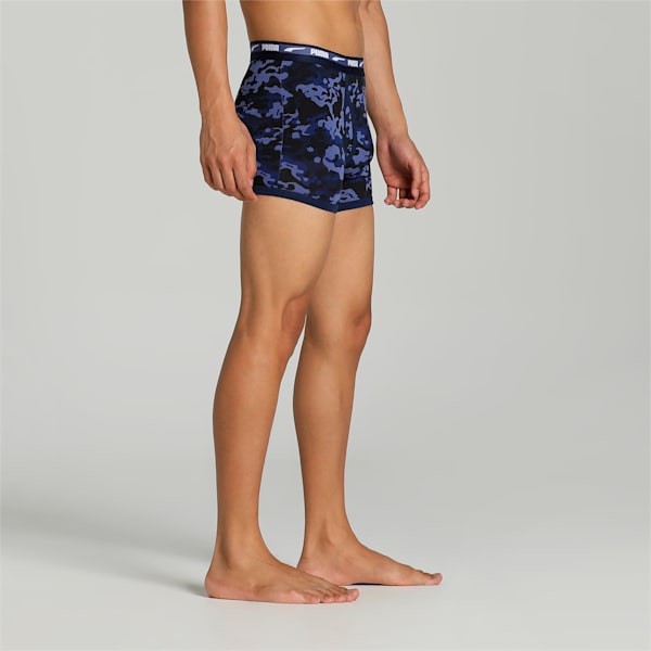 Stretch Camo Men's Trunks Pack of 2 with EVERFRESH Technology, Peacoat-Marlin, extralarge-IND