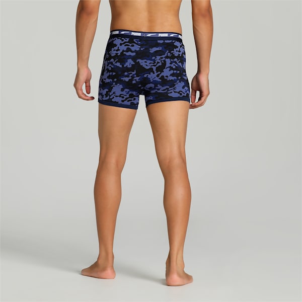Stretch Camo Men's Trunks Pack of 2 with EVERFRESH Technology, Peacoat-Marlin, extralarge-IND