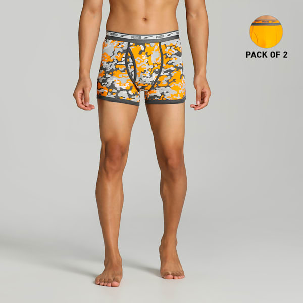 Stretch Camo Men's Trunks Pack of 2 with EVERFRESH Technology, CASTLEROCK-Zinnia, extralarge-IND