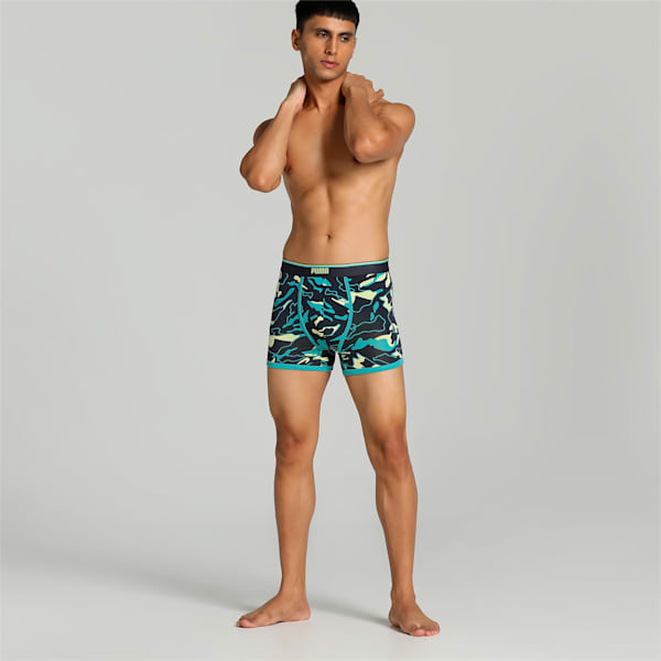 Stretch Camo Men's Trunks Pack of 2 with EVERFRESH Technology, Parisian Night-Parisian Night, extralarge-IND