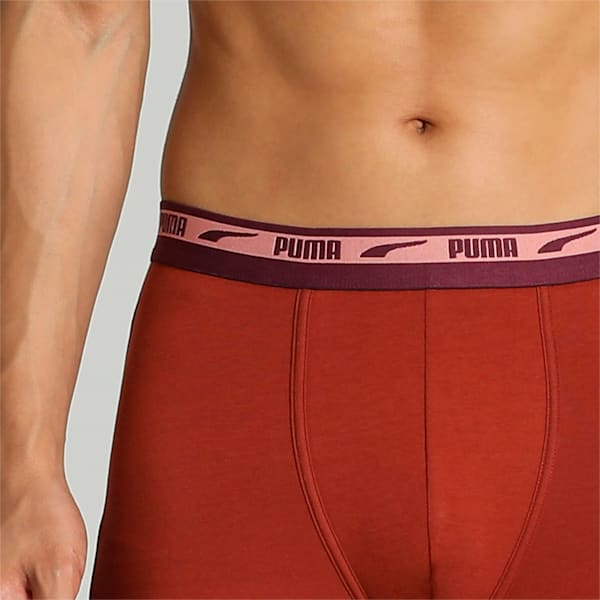 Stretch AOP Men's Trunks Pack of 2 with EVERFRESH Technology, Grape Wine-Chili Oil, extralarge-IND