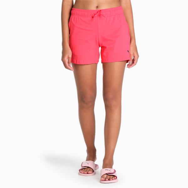 PUMA Women's Shorts Pack of 2, Puma Black-Paradise Pink, extralarge-IND