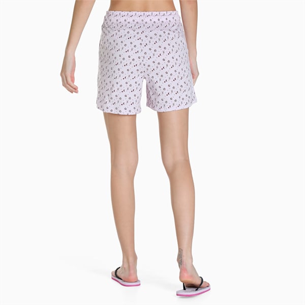 Women's Shorts Pack of 2, Lavender Fog-Grape Wine, extralarge-IND