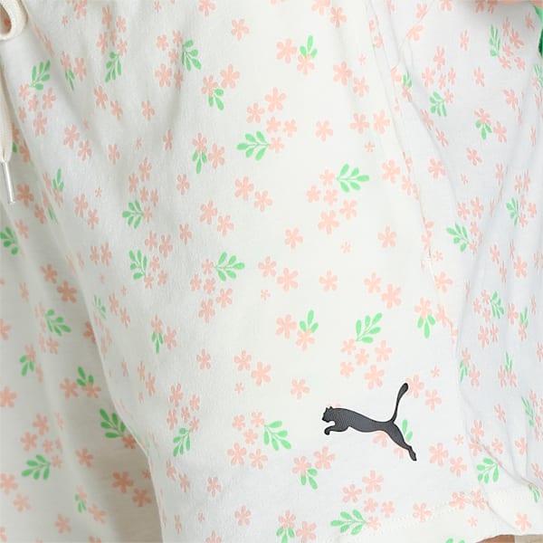 Women's T-Shirt & Shorts Set, Summer Green-Ivory Glow, extralarge-IND