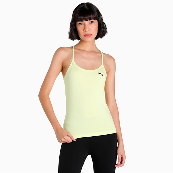 Women's Cami Tops Pack of 2, Paradise Pink-Sunny Lime, extralarge-IND