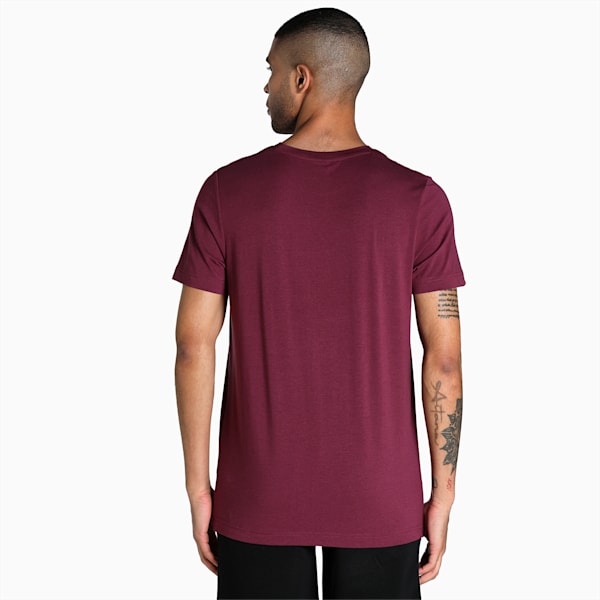 Premium Soft Touch Crew-Neck Men's T-Shirt, Grape Wine, extralarge-IND