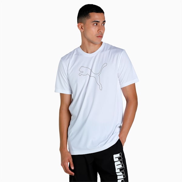 PERFORMANCE CAT Men's T-Shirt, Puma White, extralarge-IND