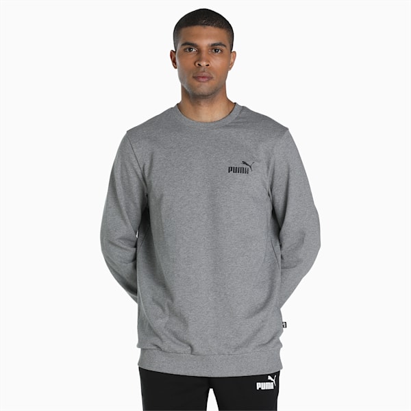 Logo Men's Regular Fit T-Shirt, Medium Gray Heather, extralarge-IND
