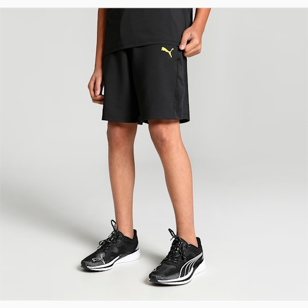 PUMA x one8 Training Youth Regular Fit Shorts, PUMA Black, extralarge-IND