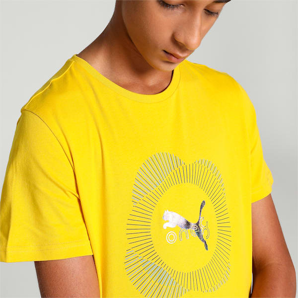 PUMA x one8 Graphic Youth Regular Fit T-Shirt, Fresh Pear, extralarge-IND