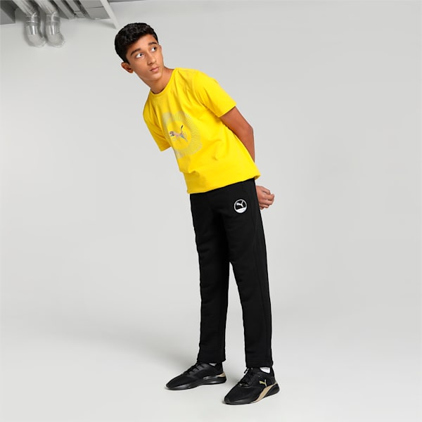 PUMA x one8 Knitted Youth Regular Fit Pants, PUMA Black, extralarge-IND