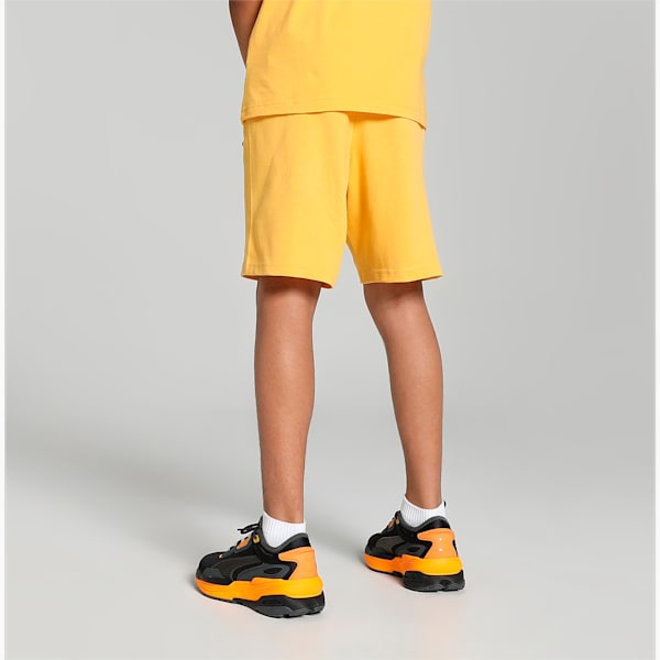Super PUMA Printed Graphic Youth Shorts, Mustard Seed