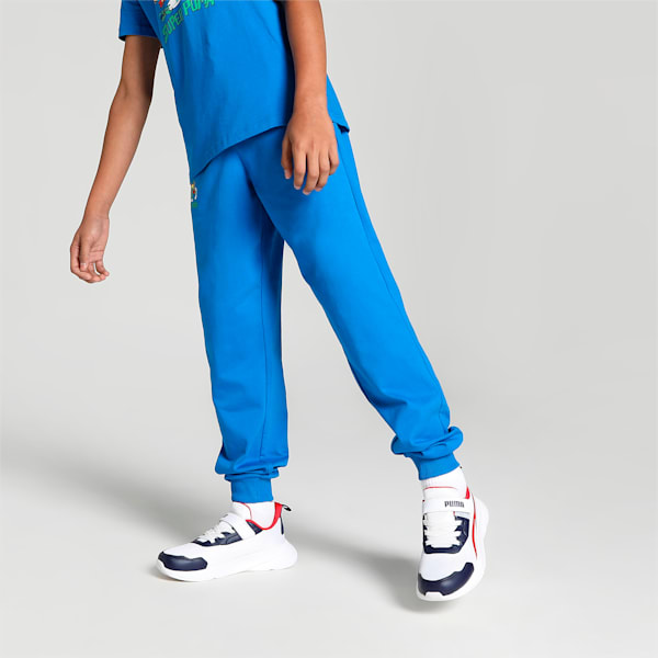 Super PUMA Printed Graphic YouthPants, PUMA Team Royal
